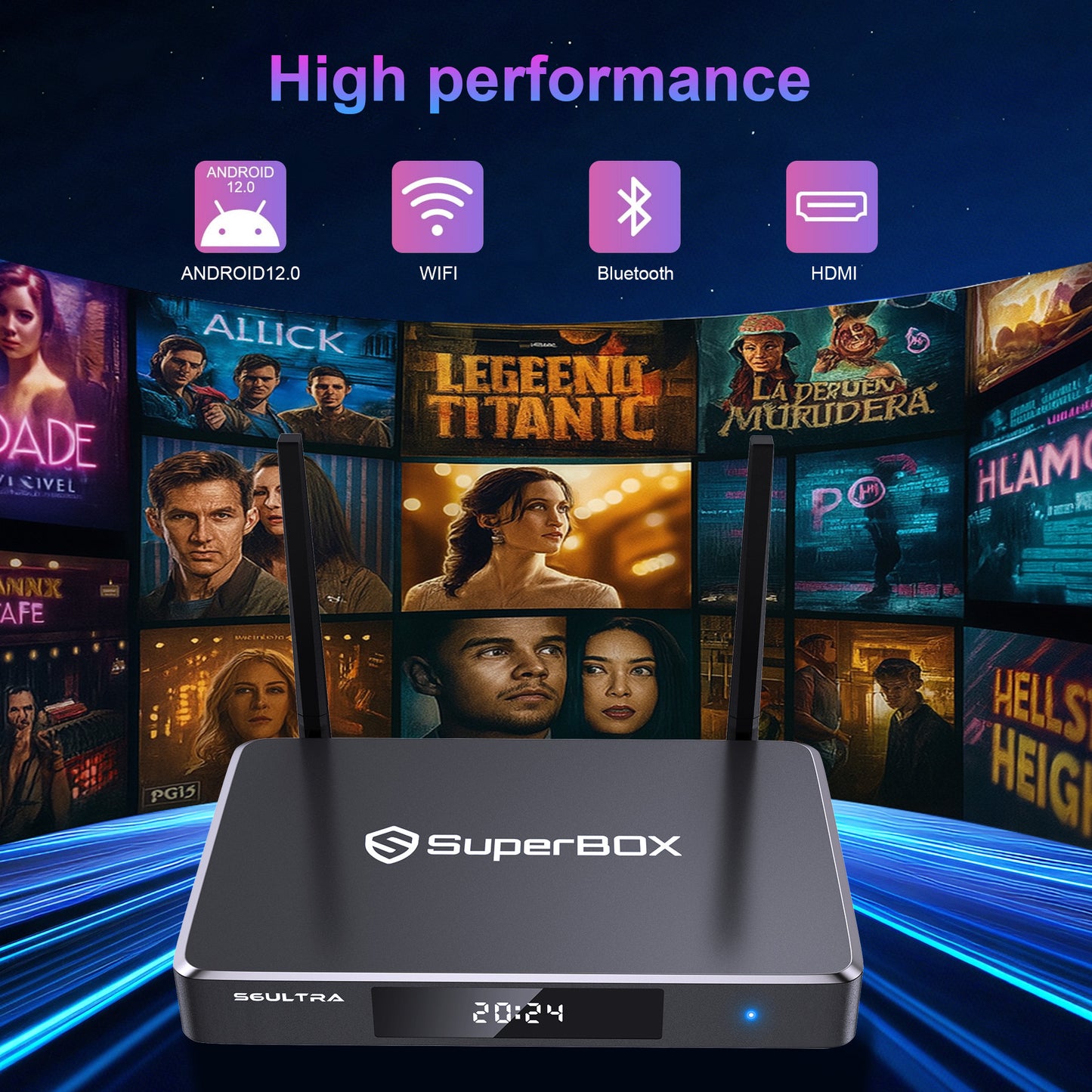 Super Box S6 Ultra Bundle Full Loaded, 4G & 128G Storage with Upgraded Voice Command Easy Setup Guide
