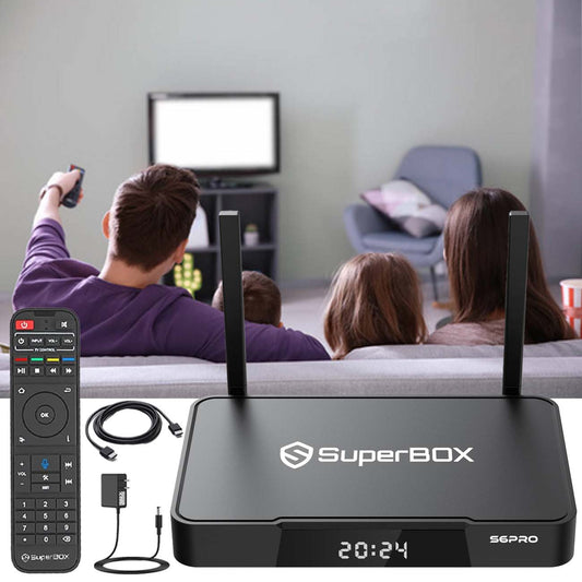 Super Box S6 Pro Bundle Full Loaded with Upgraded Voice Command Easy Setup Guide