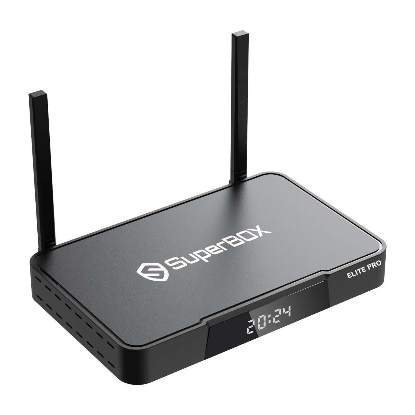 SuperBox Elite PRO Fully Loaded, Elite PRO TV Box with 4GB RAM, 64GB Storage, 2T2R Built-in Voice Control System, Dual Band WiFi